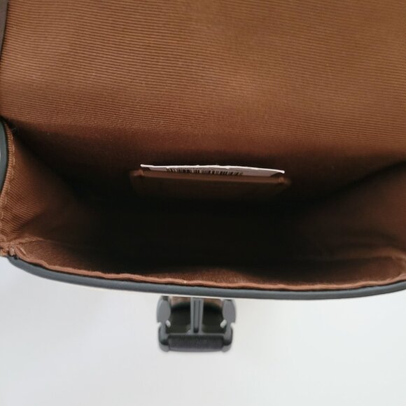 Coach CT887 Track Racer Phone Crossbody Leather Messenger Bag Chalk Maple - Picture 7 of 7